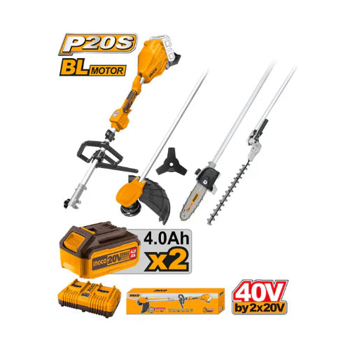 Ingco Cordless multi garden tools 20V CSTLI2040386