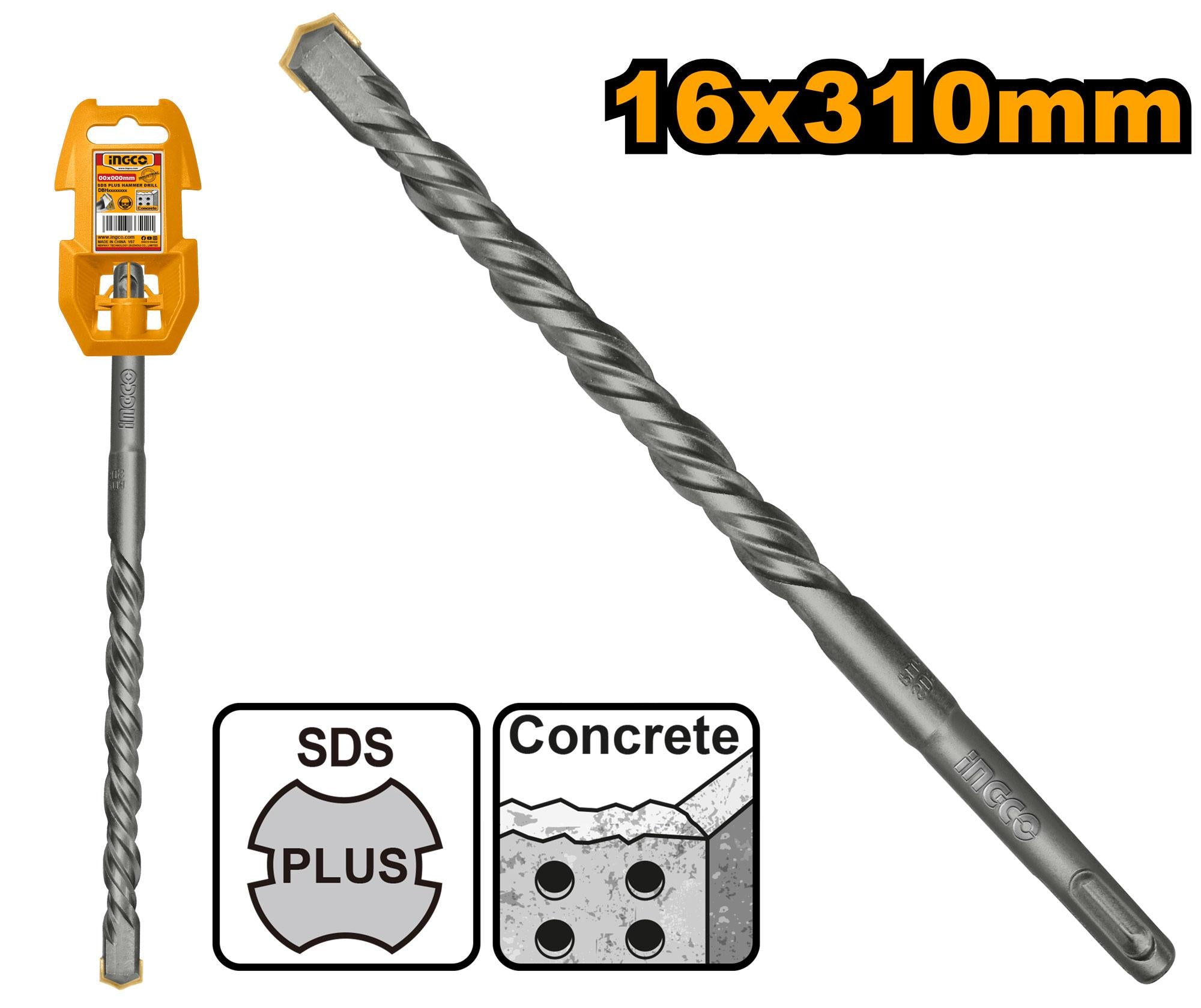Ingco SDS plus hammer drill 16*310mm DBH1211604C