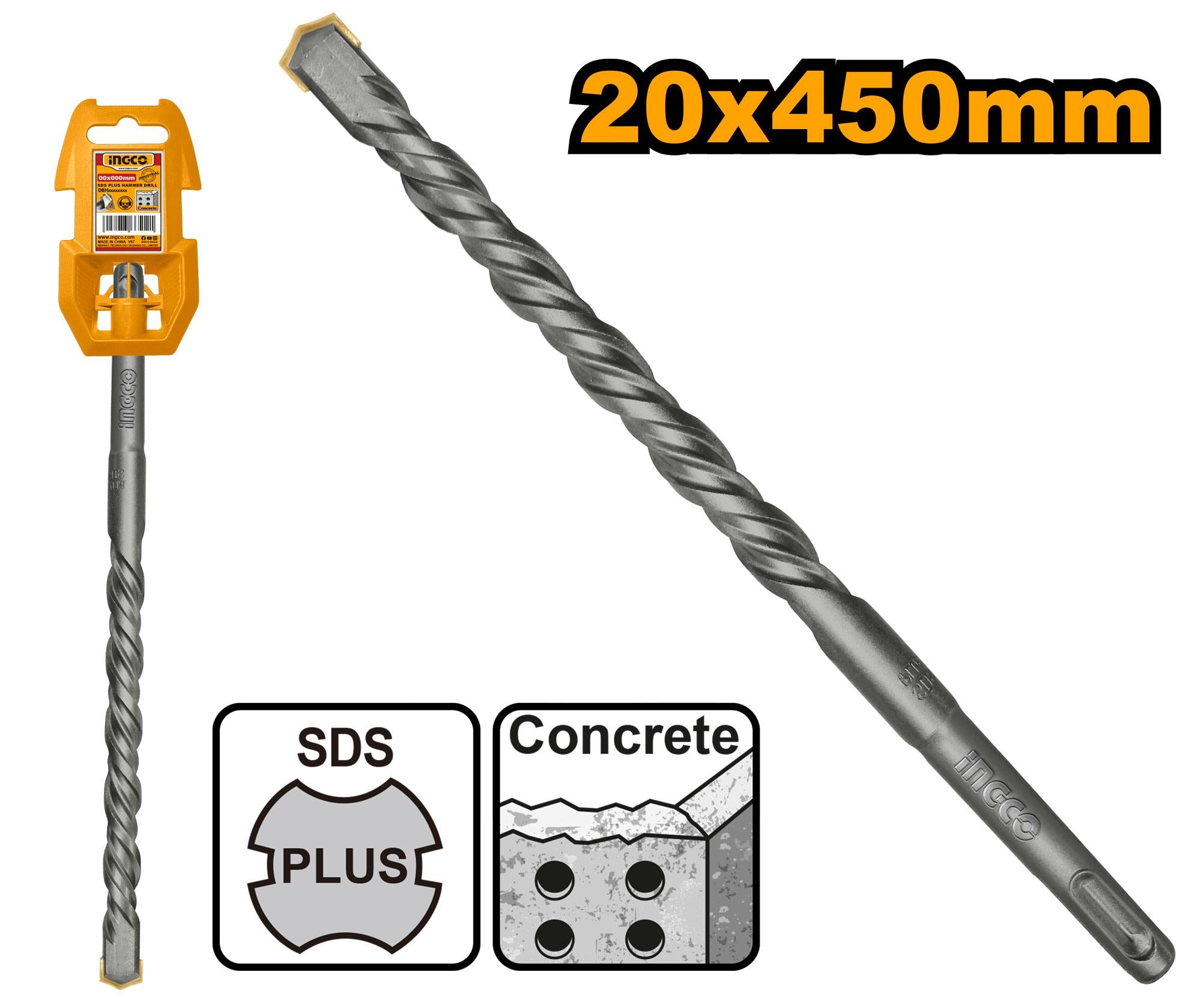 Ingco SDS plus hammer drill 20*450mm DBH1212004