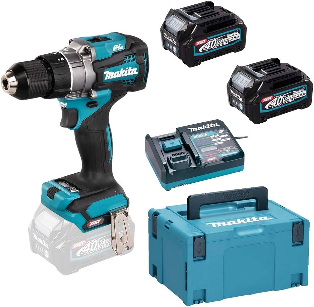 Makita Cordless Driver Drill 40V DF001GD201 - Main Image