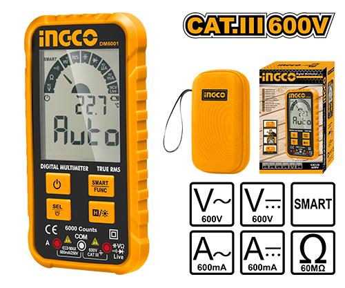 Ingco Digital multimeter 6000 counts DM6001