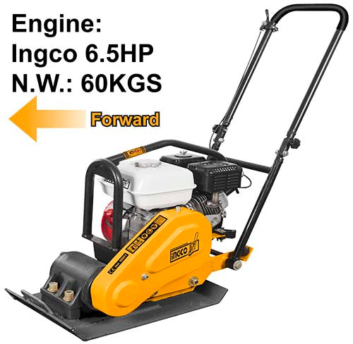 Ingco Gasoline plate compactor 4800W GCP060-2