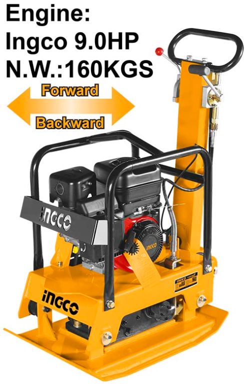 Ingco Gasoline reversible plate compactor 6000W GCP160-2