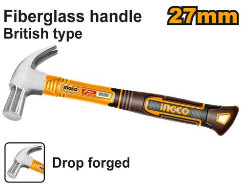 Ingco British type claw hammer 27mm HCH81027