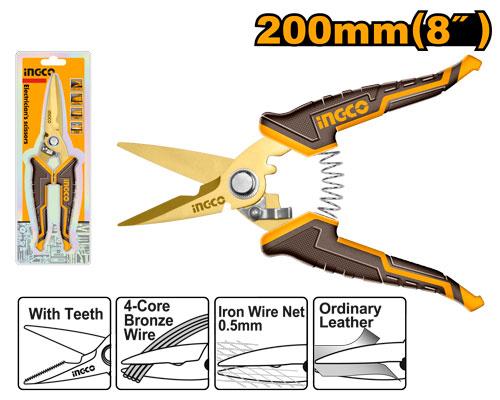 Ingco Electrician's scissors 200mm HES0188