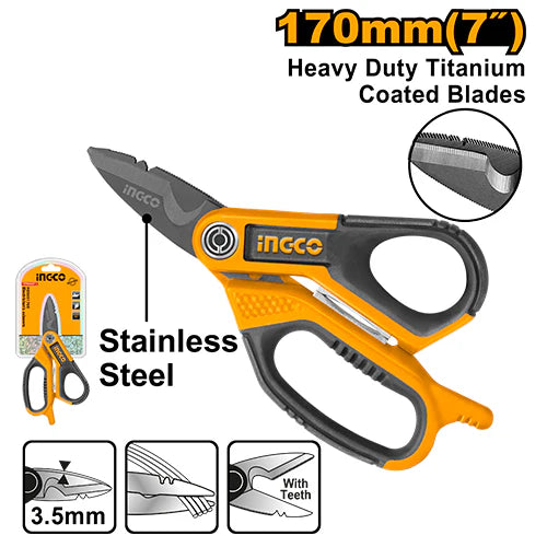 Ingco Electrician's scissors 170mm HES051708