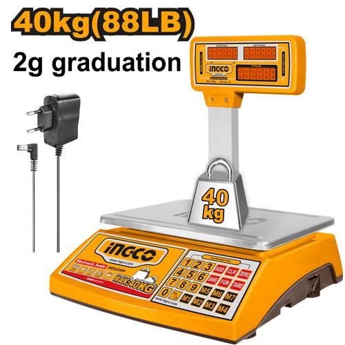 Ingco Electronic scale 40kg HESA3404