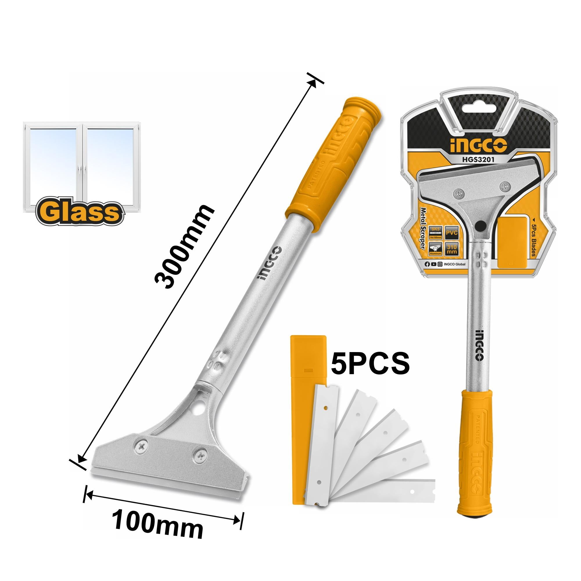 Ingco Metal scraper 6pcs HGS3201