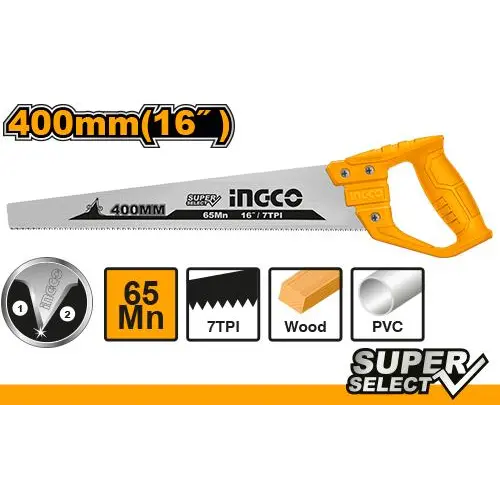 Ingco Hand saw 16" HHAS15400