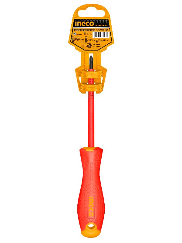Ingco Insulated screwdriver PH1*80MM HISD81PH180