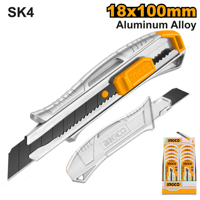 Ingco Snap-off blade knife 18*100mm HKNS11807