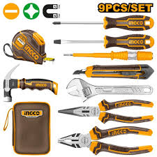 Ingco 9 Pcs hand tools set HKTH20809