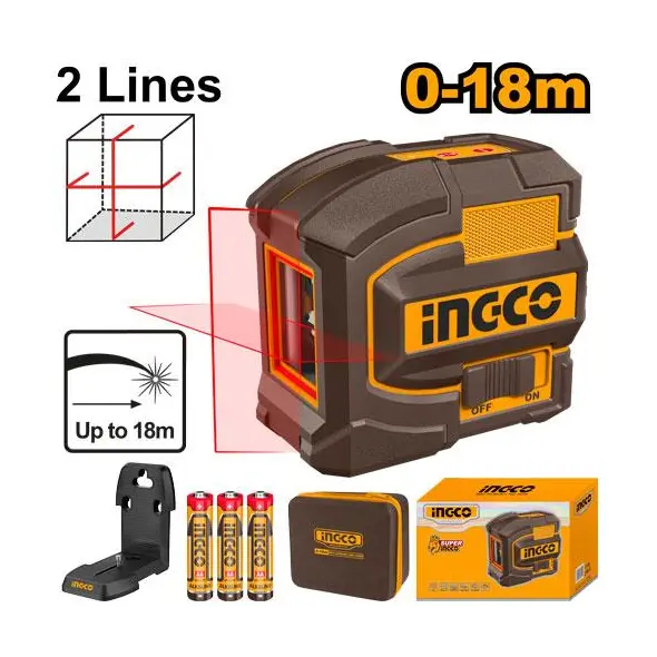 Ingco Self-leveling line laser 18m HLL156503