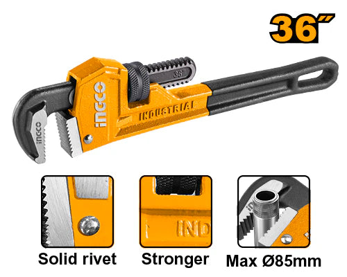 Ingco Pipe wrench 85mm HPW0836