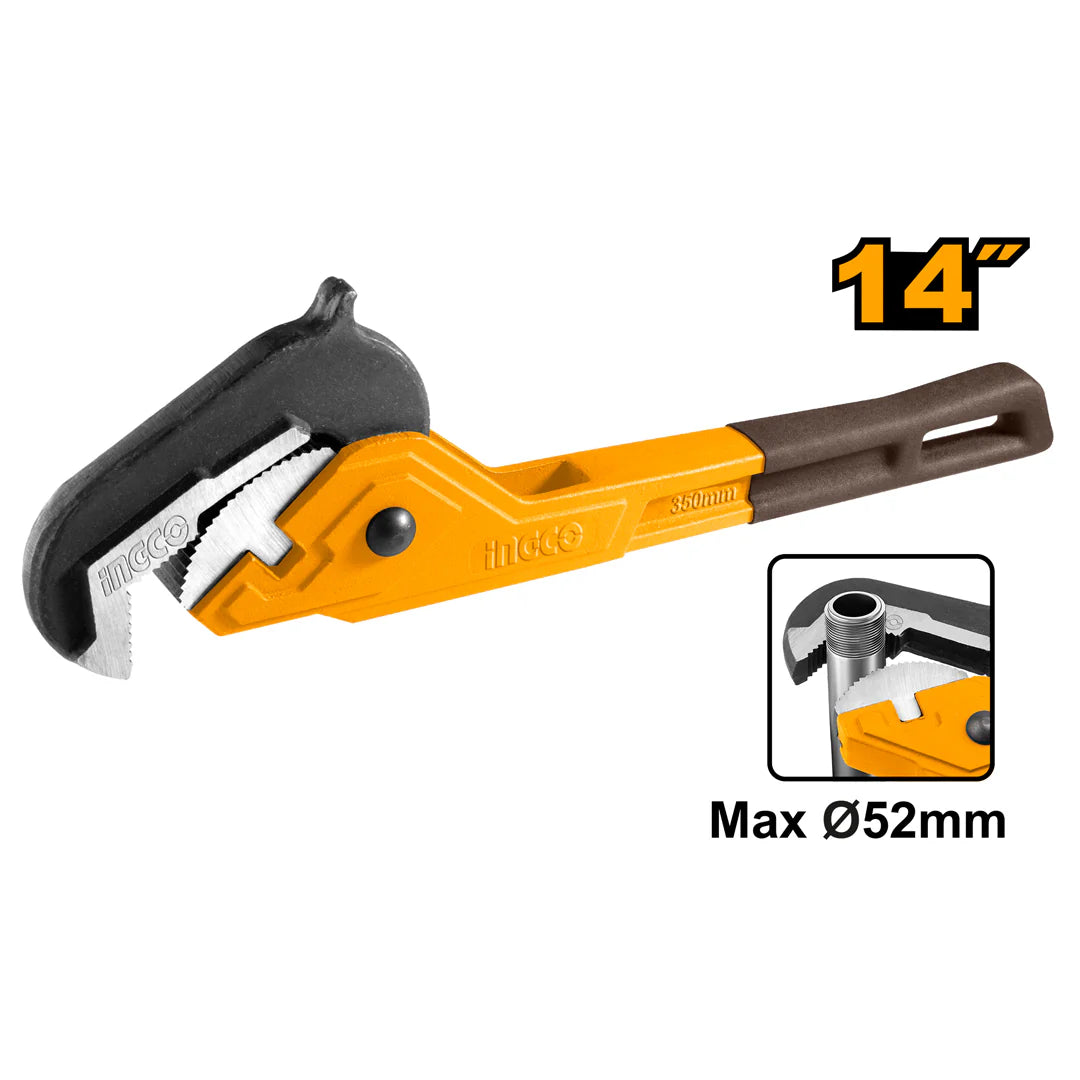 Ingco Ratcheting pipe wrench 52mm HPW1414