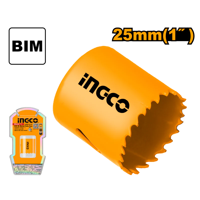 Ingco HSS bi-metal hole saw 25mm HSB10251