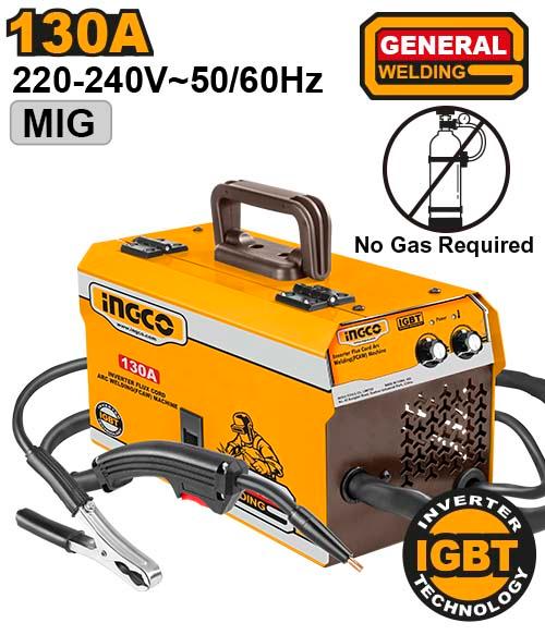 Ingco Inverter flux cord arc welding(FCAW) machine 33v ING-FC13012