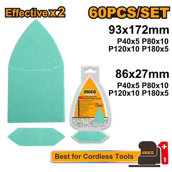 Ingco Sanding sheet set AKTS938660