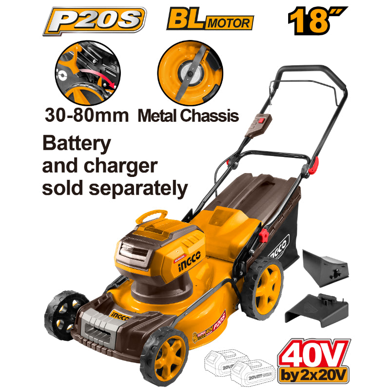 Ingco Cordless lawn mower 20V LMLI4020
