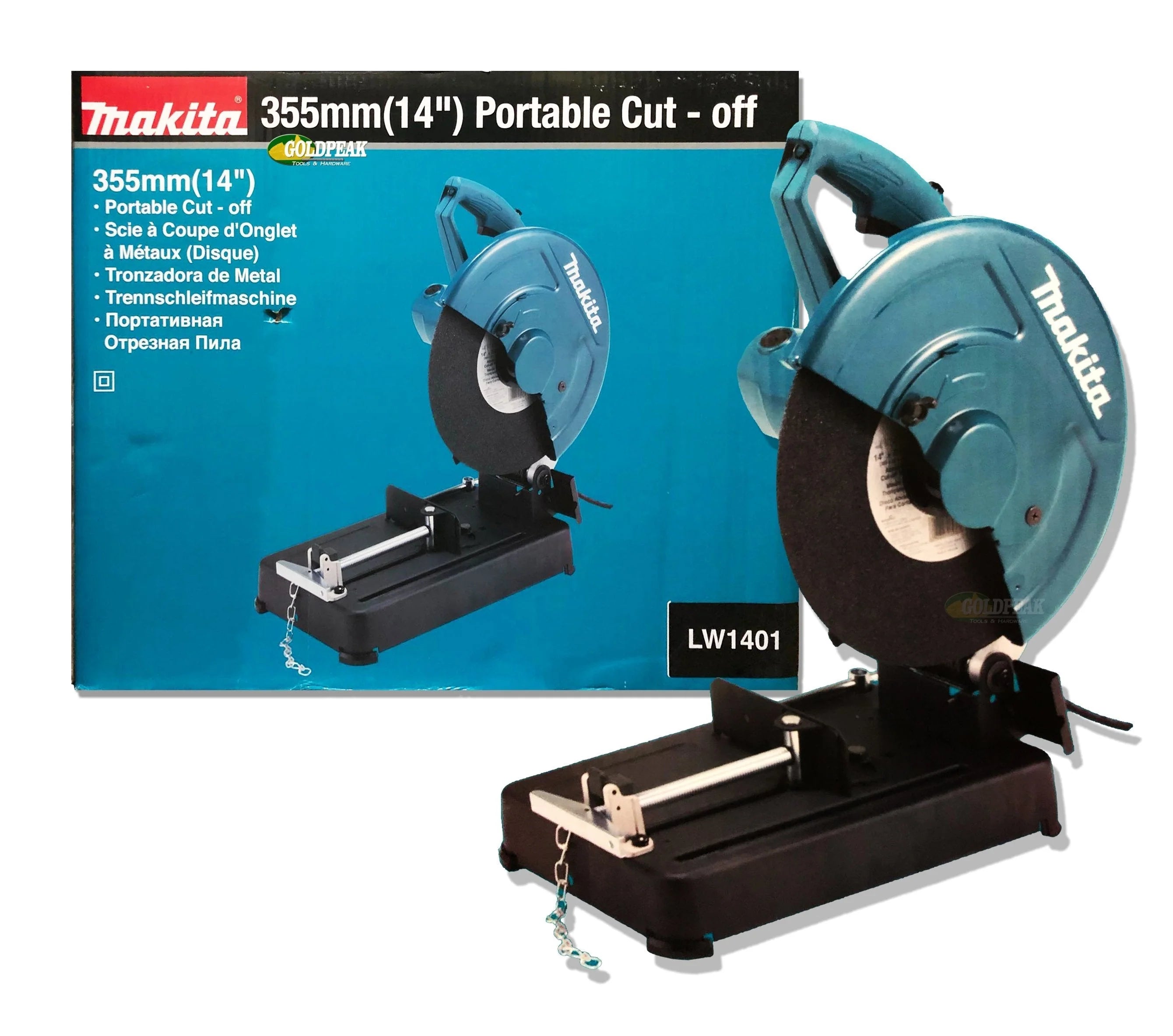 Makita Portable Cut-Off 2200W 14" LW1401