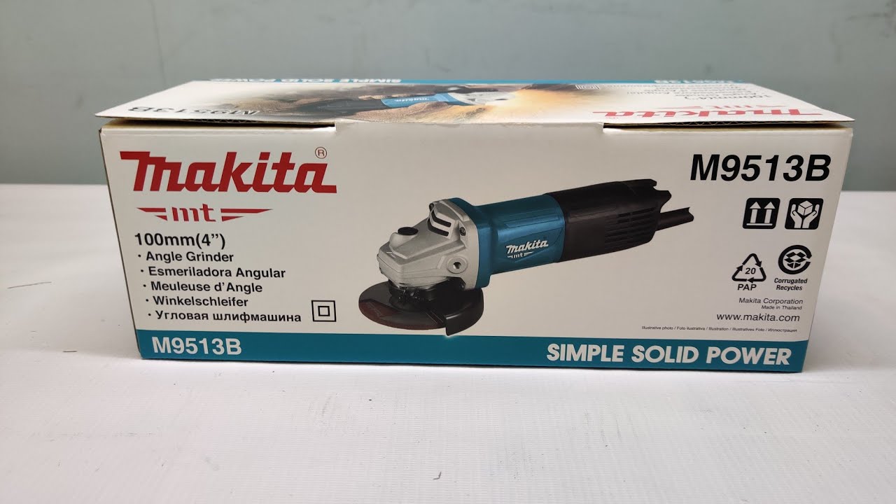 Makita 4'' Angle Grinder 850W M9513B