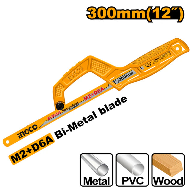 Ingco Mini hacksaw frame 12" MHHF1504