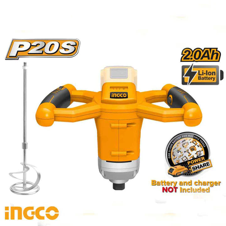 Ingco Cordless mixer 20v MXLI2001