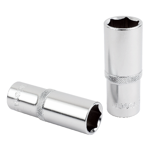 LICOTA MADE IN TAIWAN 1/2" DR. FLANK 6PT DEEP SOCKET 22mm CR-V MICRO FINISH