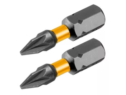 Ingco Impact screwdriver bits PZ2, 25MM 2PCS SDBIM71PZ225