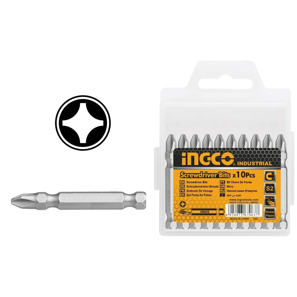 Ingco Screwdriver bits ph2, 50mm, 10pcs SDB11PH223