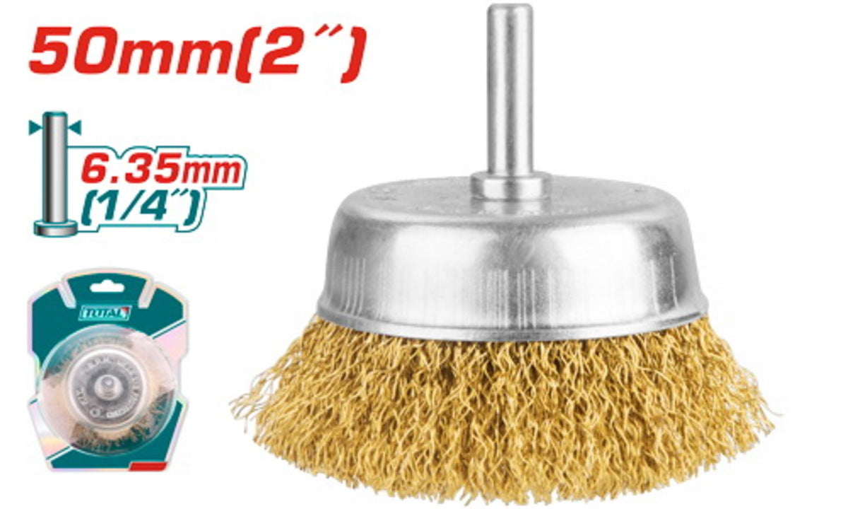 Total Wire cup brush 50mm TAC33021