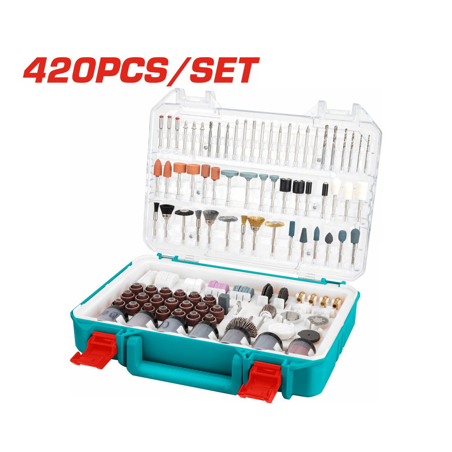 Total 420Pcs Accessories of mini drill TAKMG4208