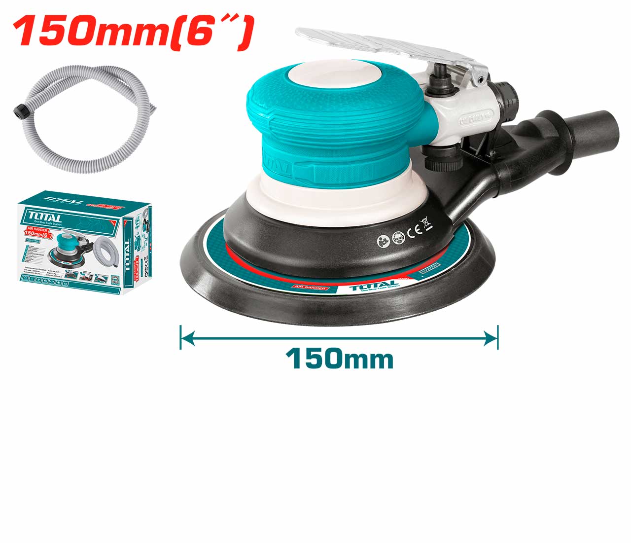 Total Air sander 6" TAT91512
