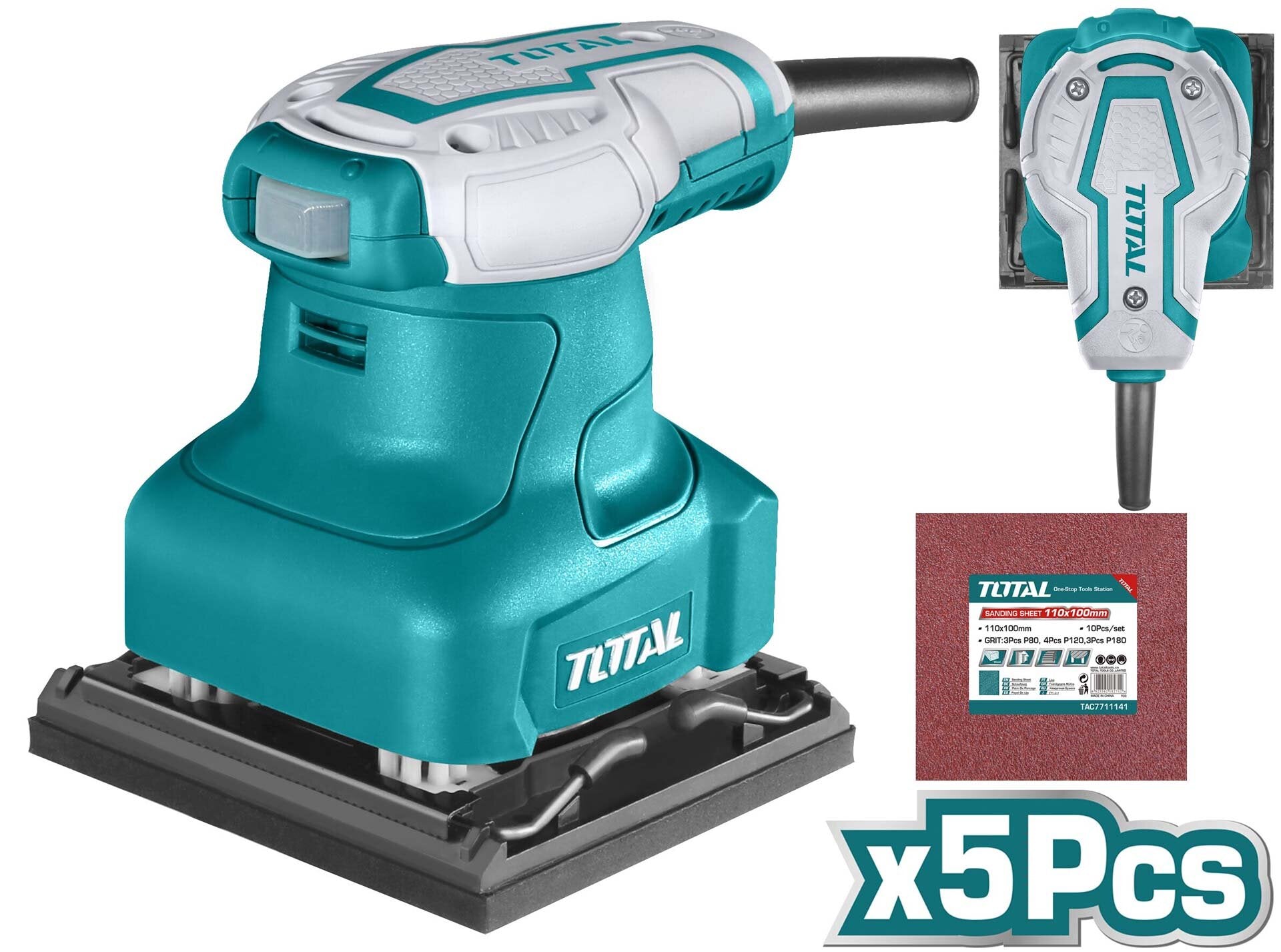 Total Palm sander 240W 110mmx100mm TF2231106