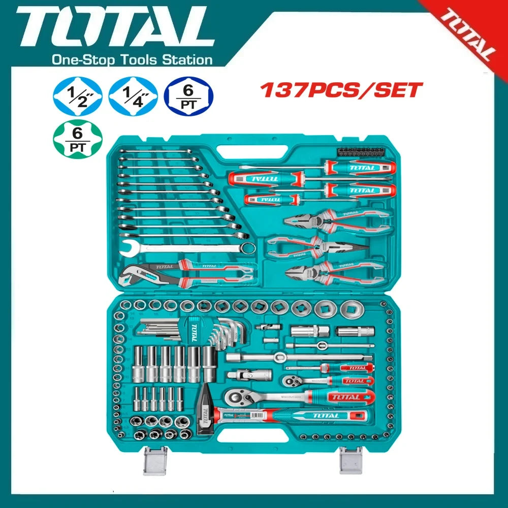 Total 137 Pcs combination tools set THKTHP21376
