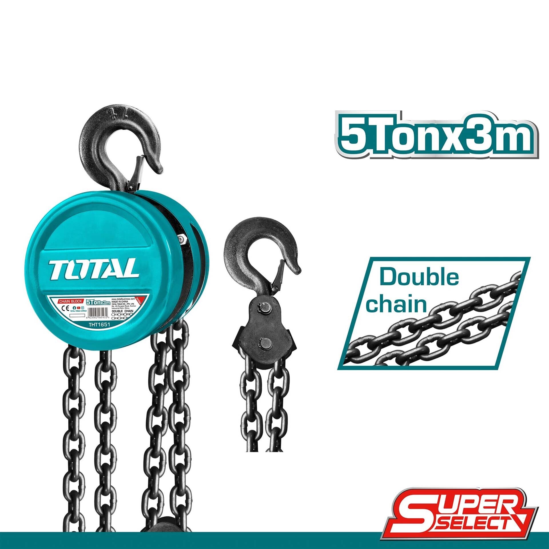 Total Chain block 5Ton THT1651