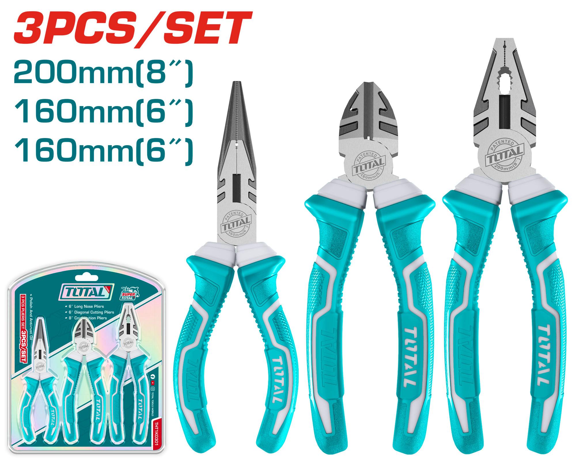 Total 3 Pcs pliers set THT1K0301