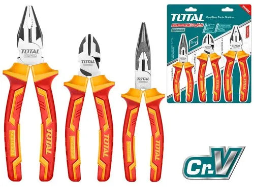 Total 3 Pcs insulated pliers set
THT2K0302