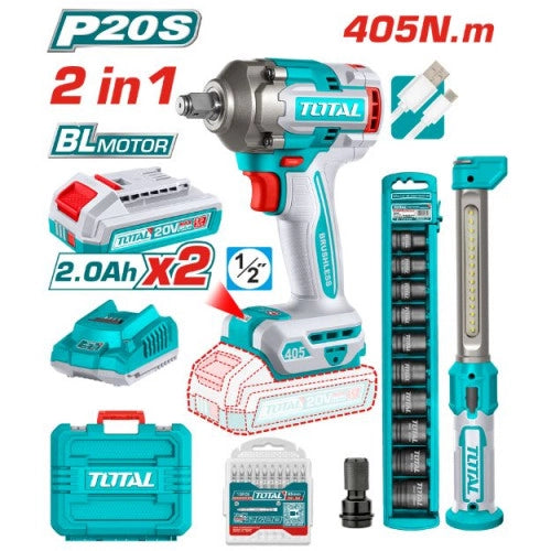 Total Cordless 2 pcs combo kit TOSLI23056