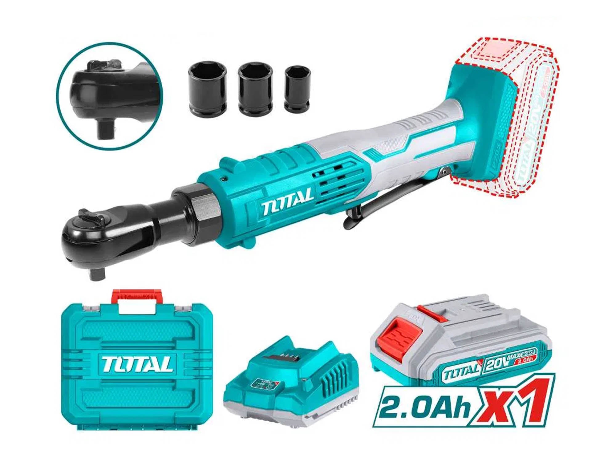 Total Cordless drive ratchet TDRLI2060152