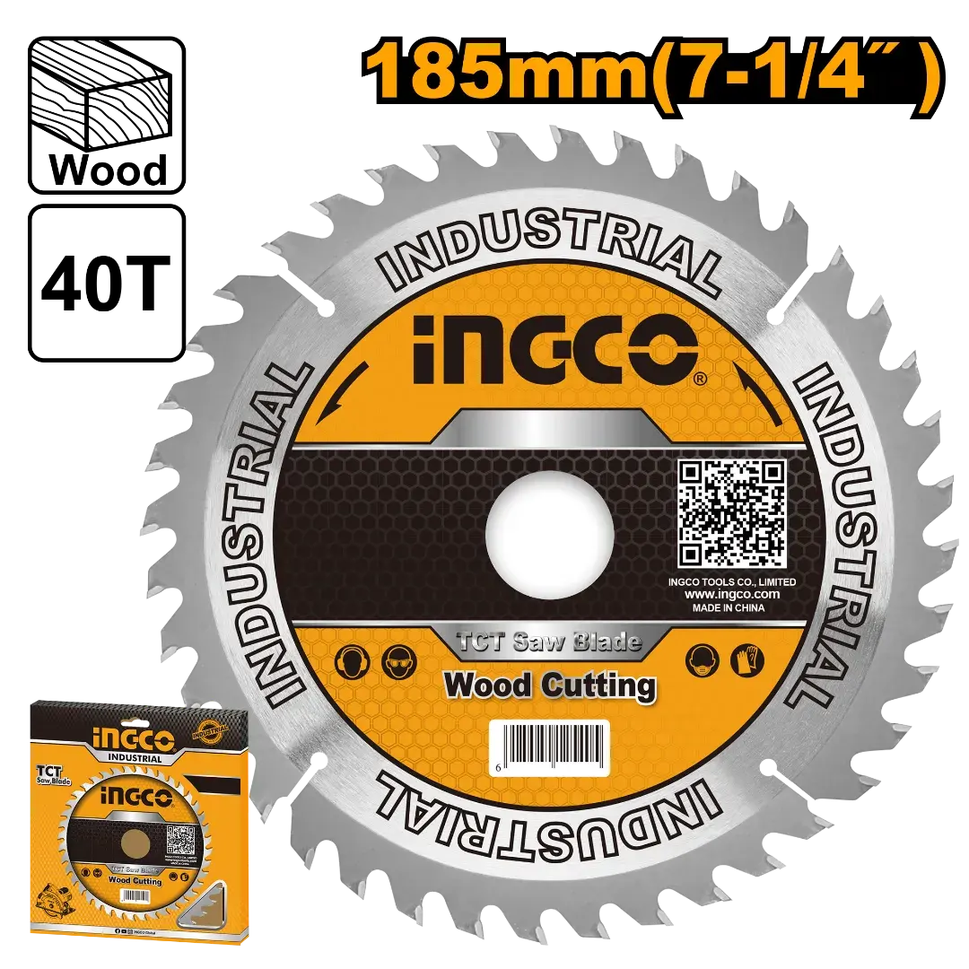 Ingco TCT saw blade 185mm TSB118515