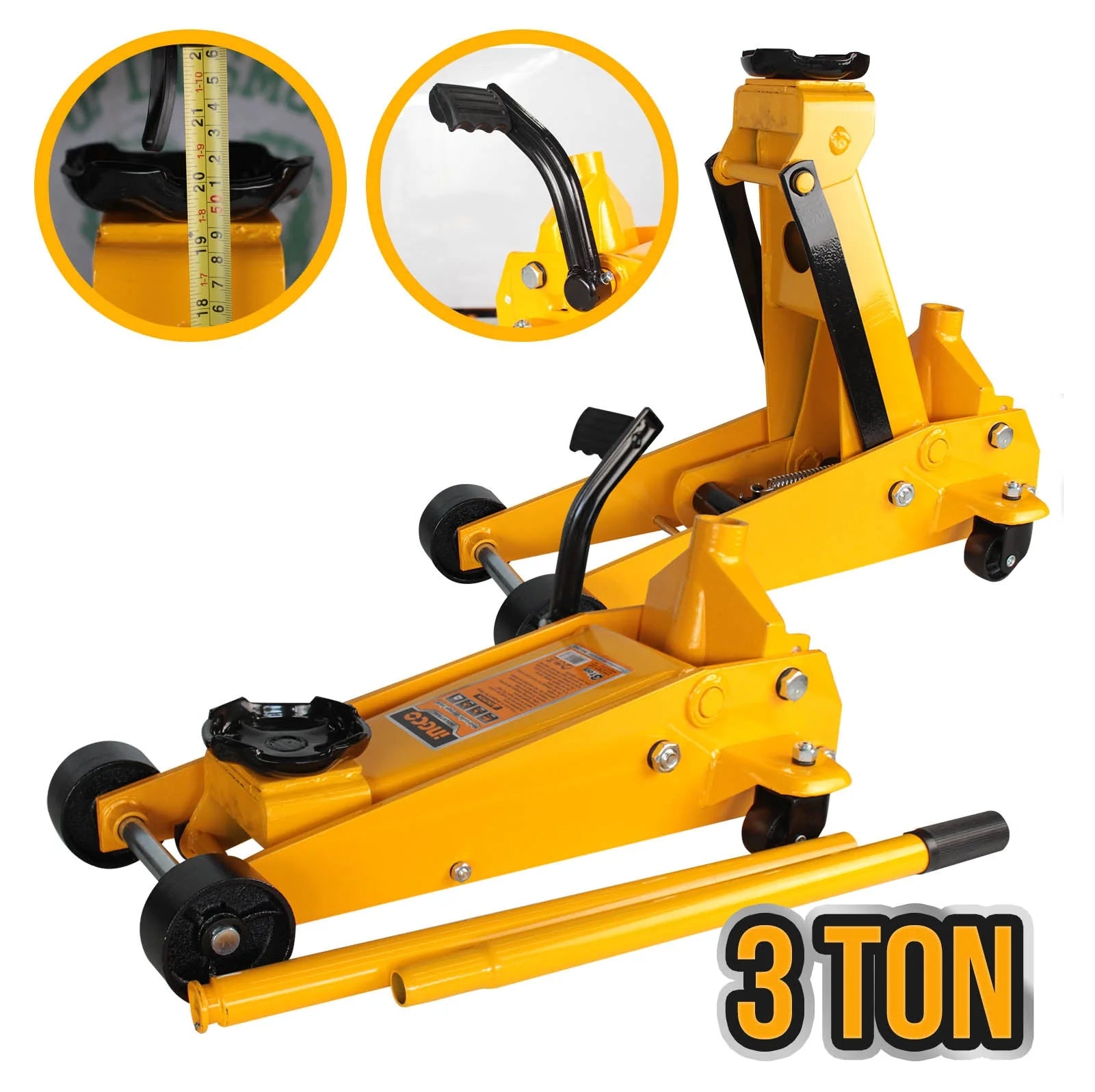 Ingco Hydraulic garage jack 3ton HFJ303