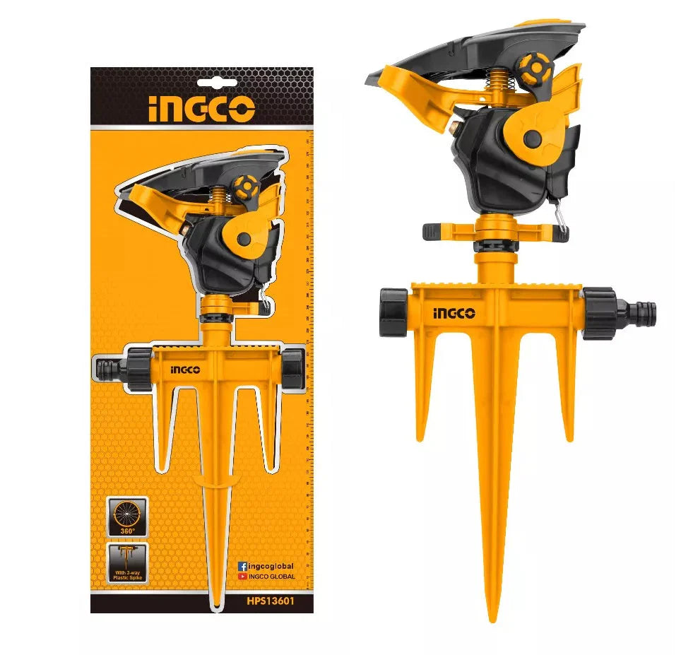 Ingco Plastic auto gear sprinkler HPS13601