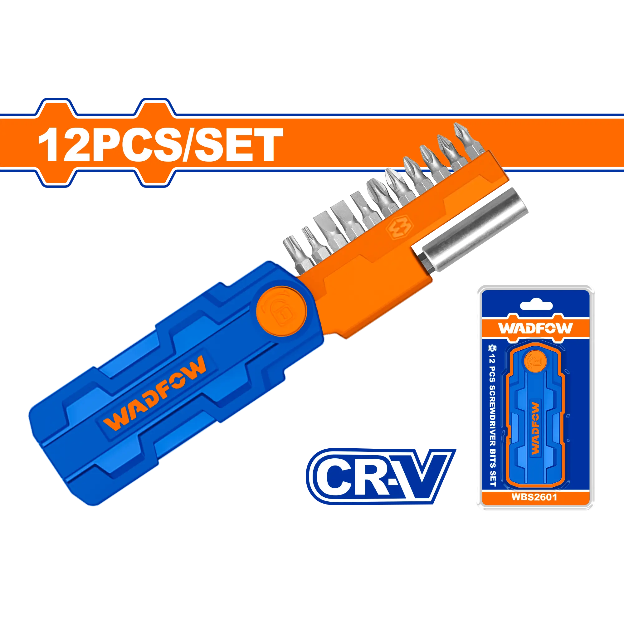 Wadfow 12 Pcs screwdriver bits set WBS2601