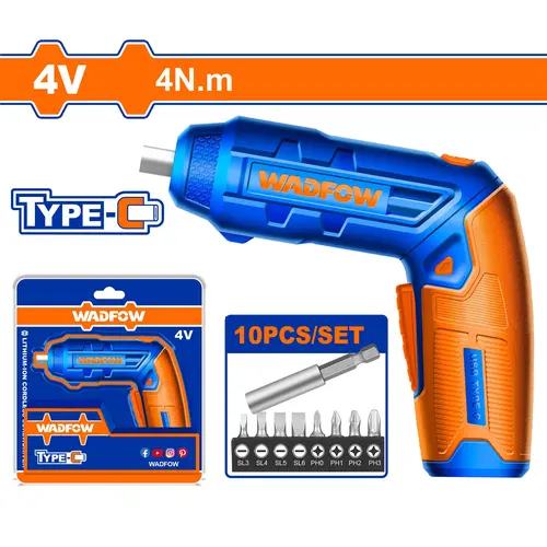 WADFOW Lithium-ion cordless screwdriver WCV4415