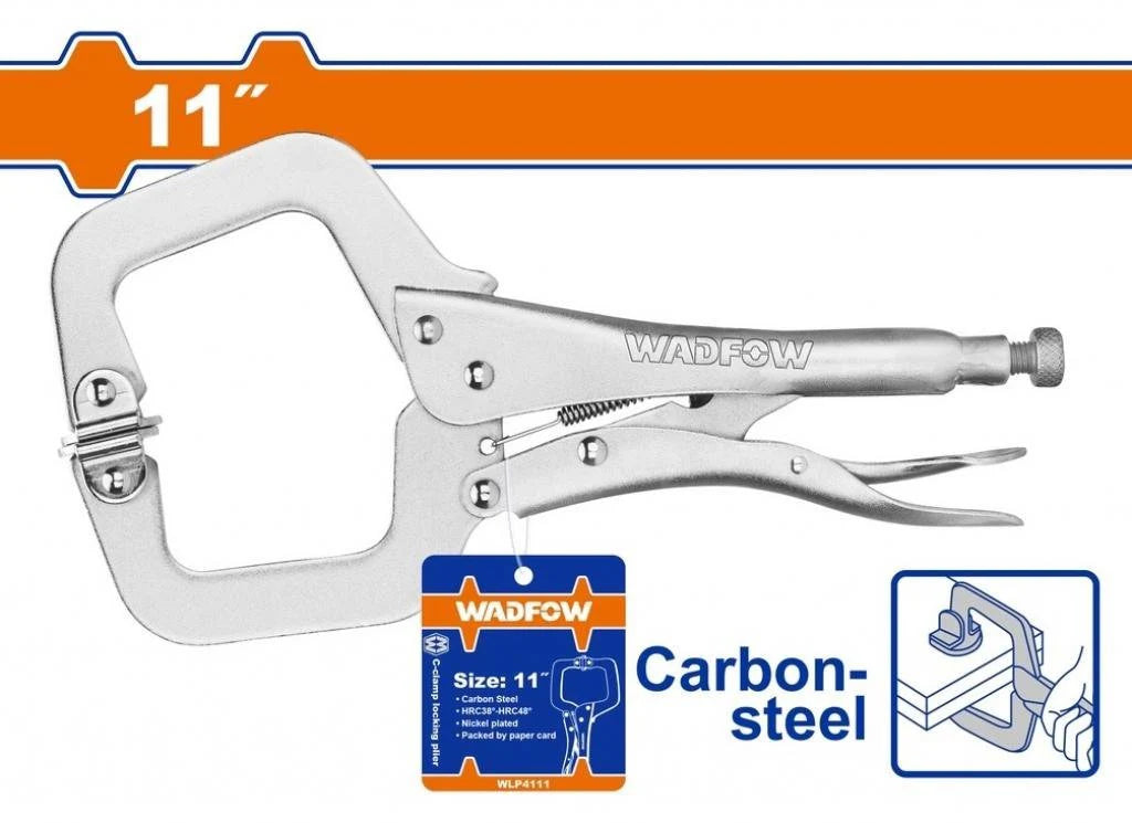 Wadfow C-clamp locking plier WLP4111