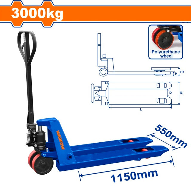 Wadfow Hand pallet truck WNH1R30