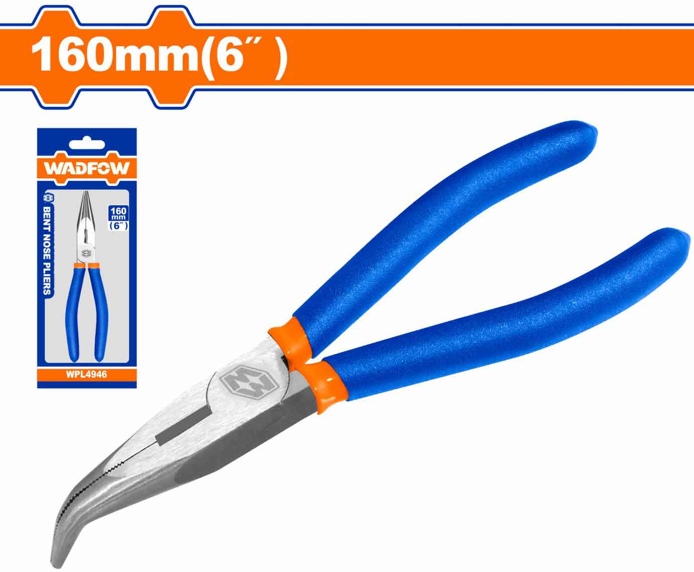 Wadfow Bent nose pliers WPL4946