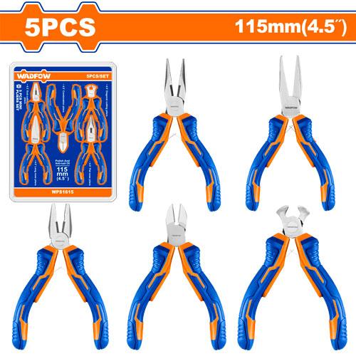 Wadfow 5 Pcs mini pliers set WPS1615