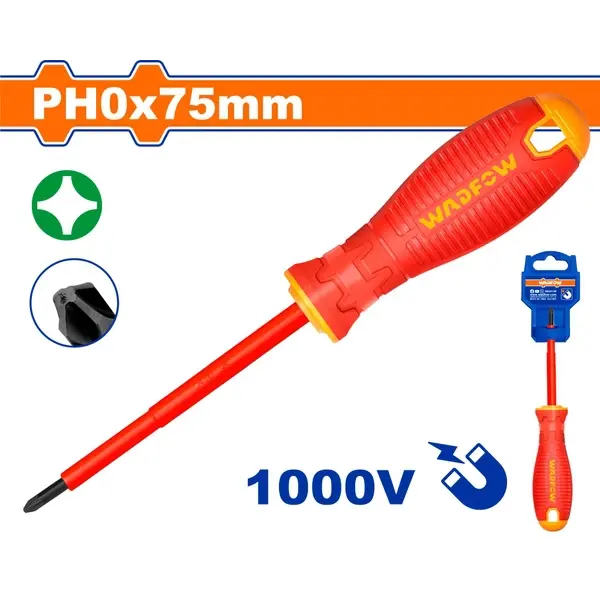 Wadfow Insulated phillips screwdriver WSD7203